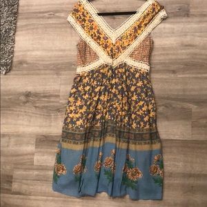 Anthropologie flirty sundress